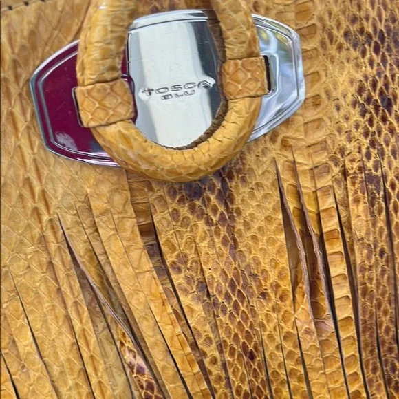 Yellow Fringe Handbag